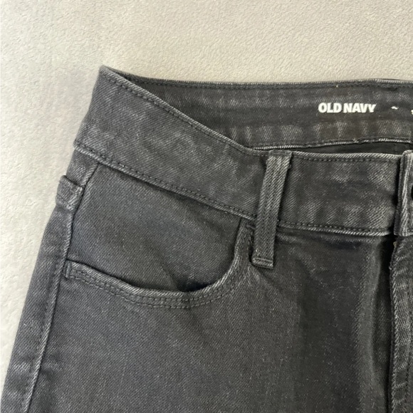 Old Navy womens super skinny black denim jeans size 4 - Picture 5 of 7